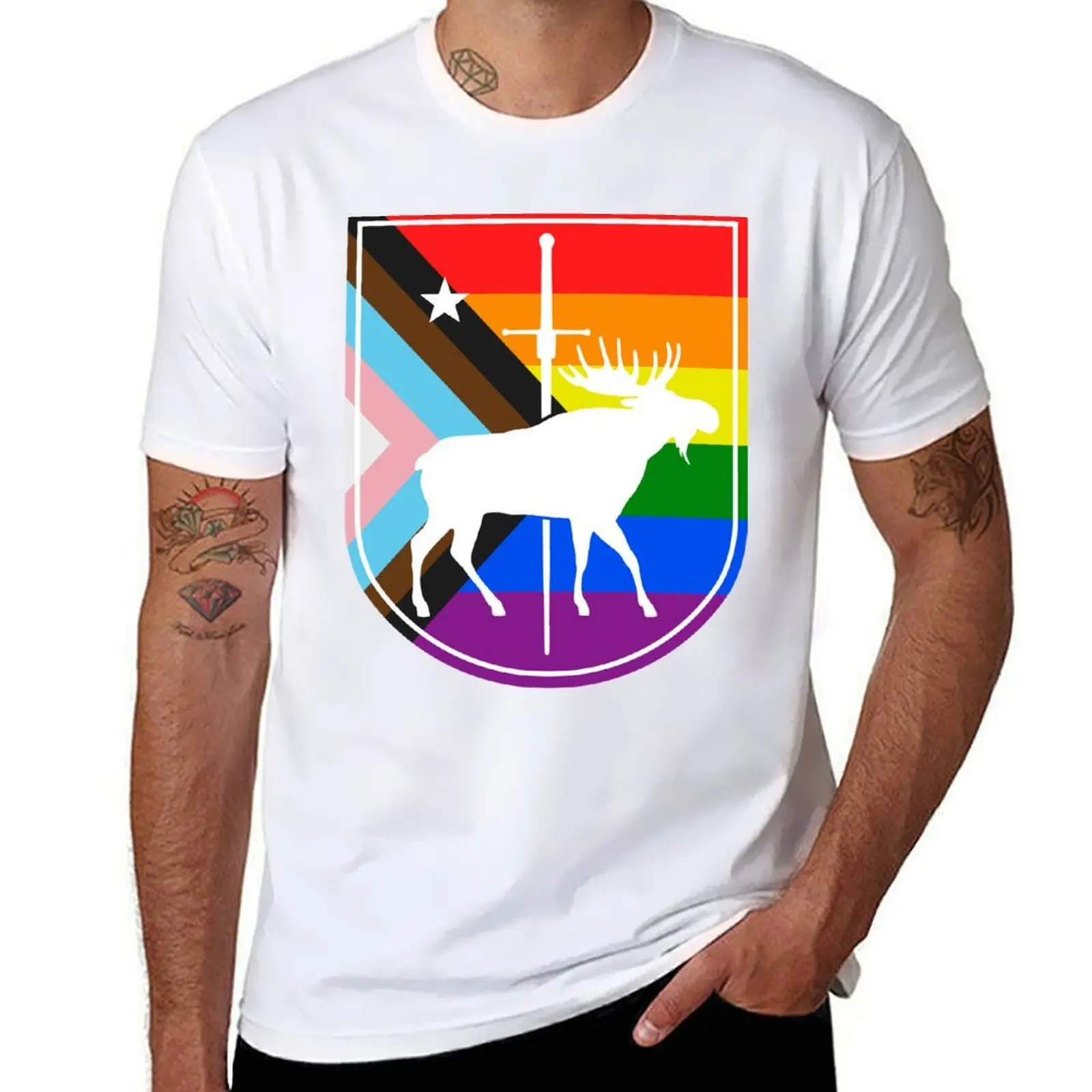 قمصان للحدود 100% التقدم MHF تي شيرت قمصان فخر أبيض تي شيرت مطبوع مخصص تي شيرت قطن طباعة رجل t -