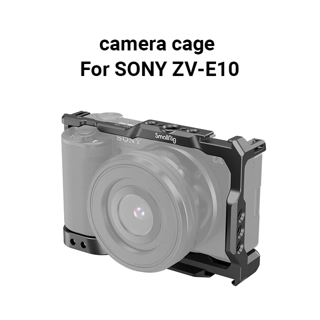 SmallRig Camera Cage with Grip For Sony ZVE10 Extension Grip L