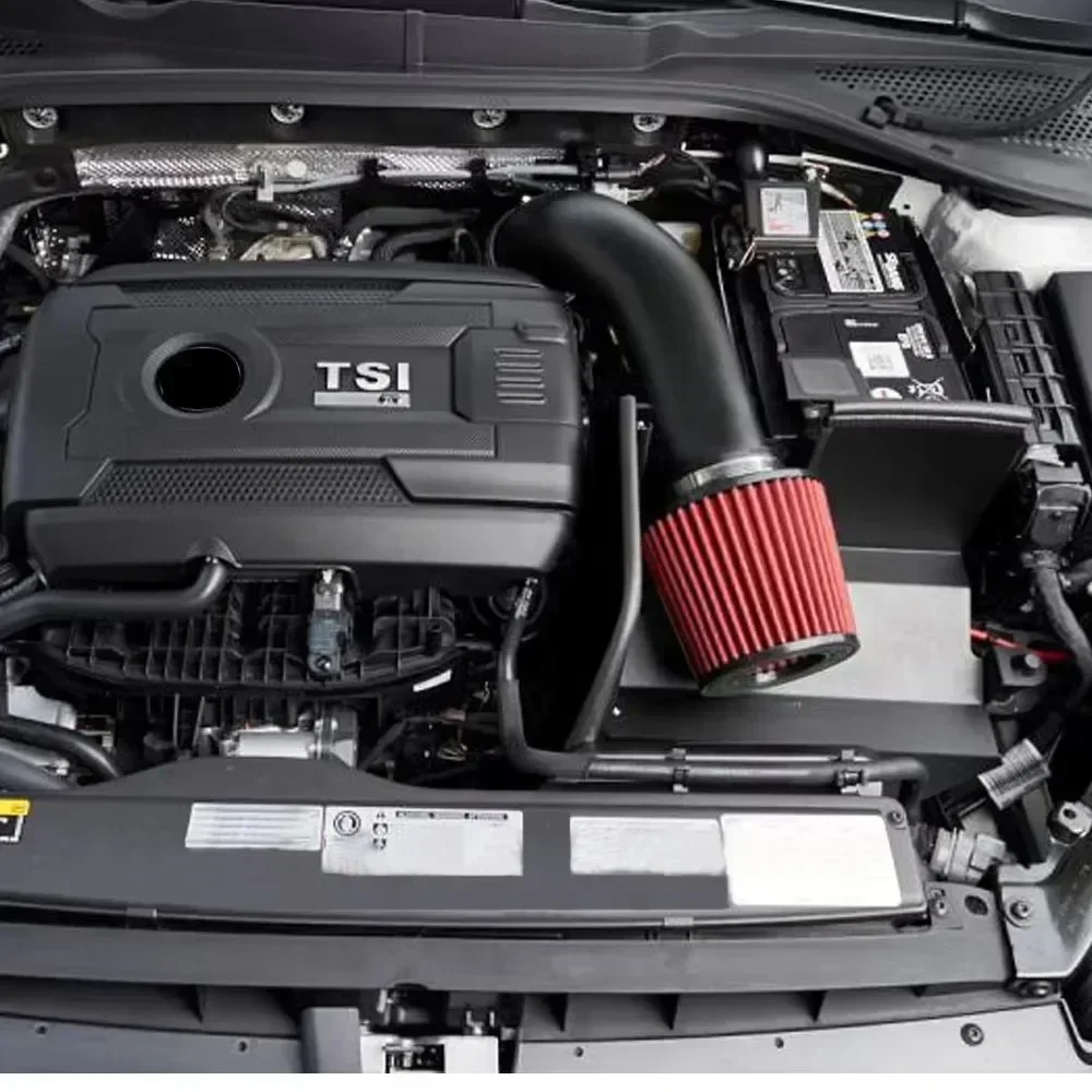 طقم نظام مدخل الهواء البارد 3.5 بوصة لـ A3 TT S3 VW Golf GTI MK7 Passat Touran Jetta EA888 2.0T