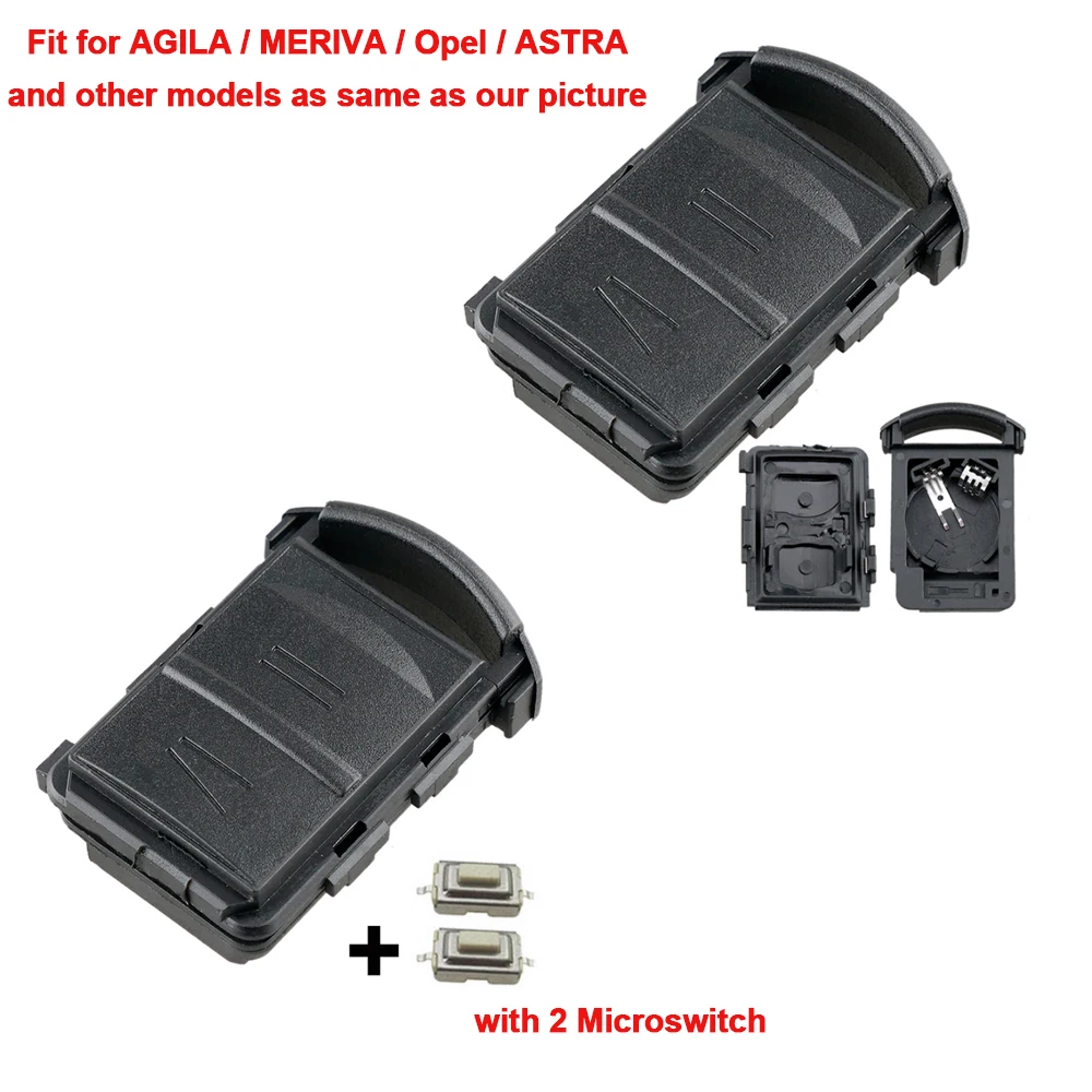 

1 pc 2 Buttons Car Key Remote Control Housing Replacement Fit for MERIVA / OPEL / ASTRA