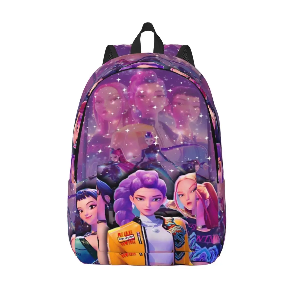 学生用スクールバッグ KPOP デーモンハンターズ デイリーバッグパック 2025 ホットムービープリント ファッションカジュアル 学生用スクールバッグ