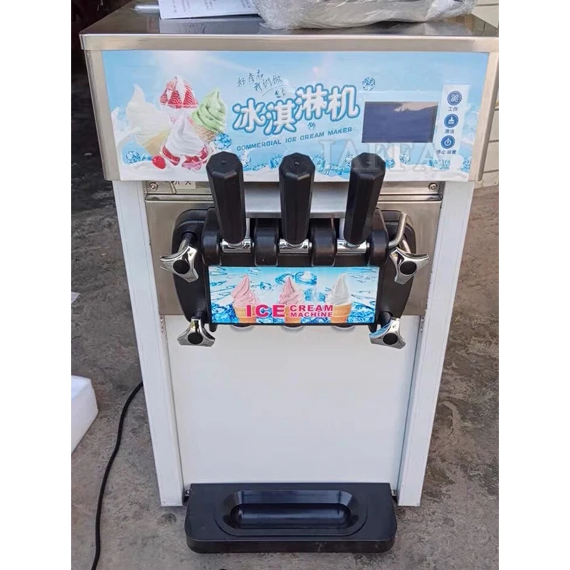 

Торговый автомат для мягкого мороженого из нержавеющей стали, 18 л/ч, 2+1 вкуса, новый, для молочных десертов, с учетом тарифов