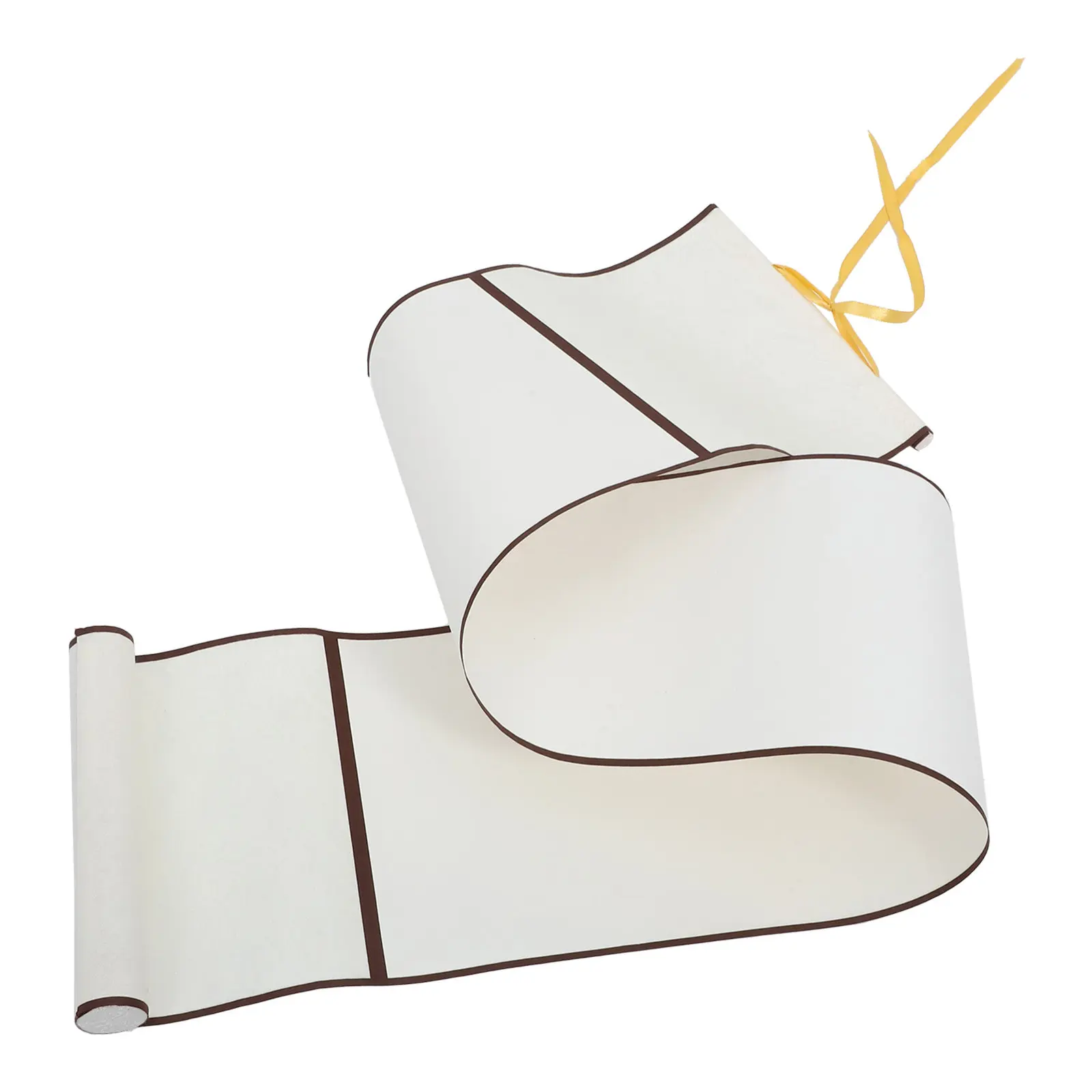 

Chinese Painting Scroll Blank Rice Paper Scroll for Calligraphy Practice Brush Writing Art Creation Portable Lightweight Wall