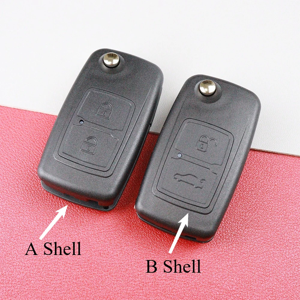 

2 Buttons Car Flip Remote Key Fob Shell Case Housing for Chery Tiggo Tengo Fulwin2 Cowin 3 5 Easta Cielo Chance A3 A5 A13 M11 E5