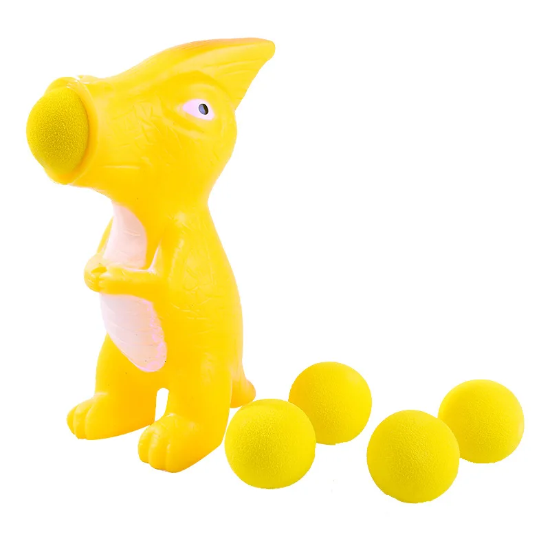 1 ensemble balle de tir Animal dinosaure jouet mignon Anti-Stress balle presser jouets doux collant soulagement du Stress jouet drôle cadeau enfants jouet