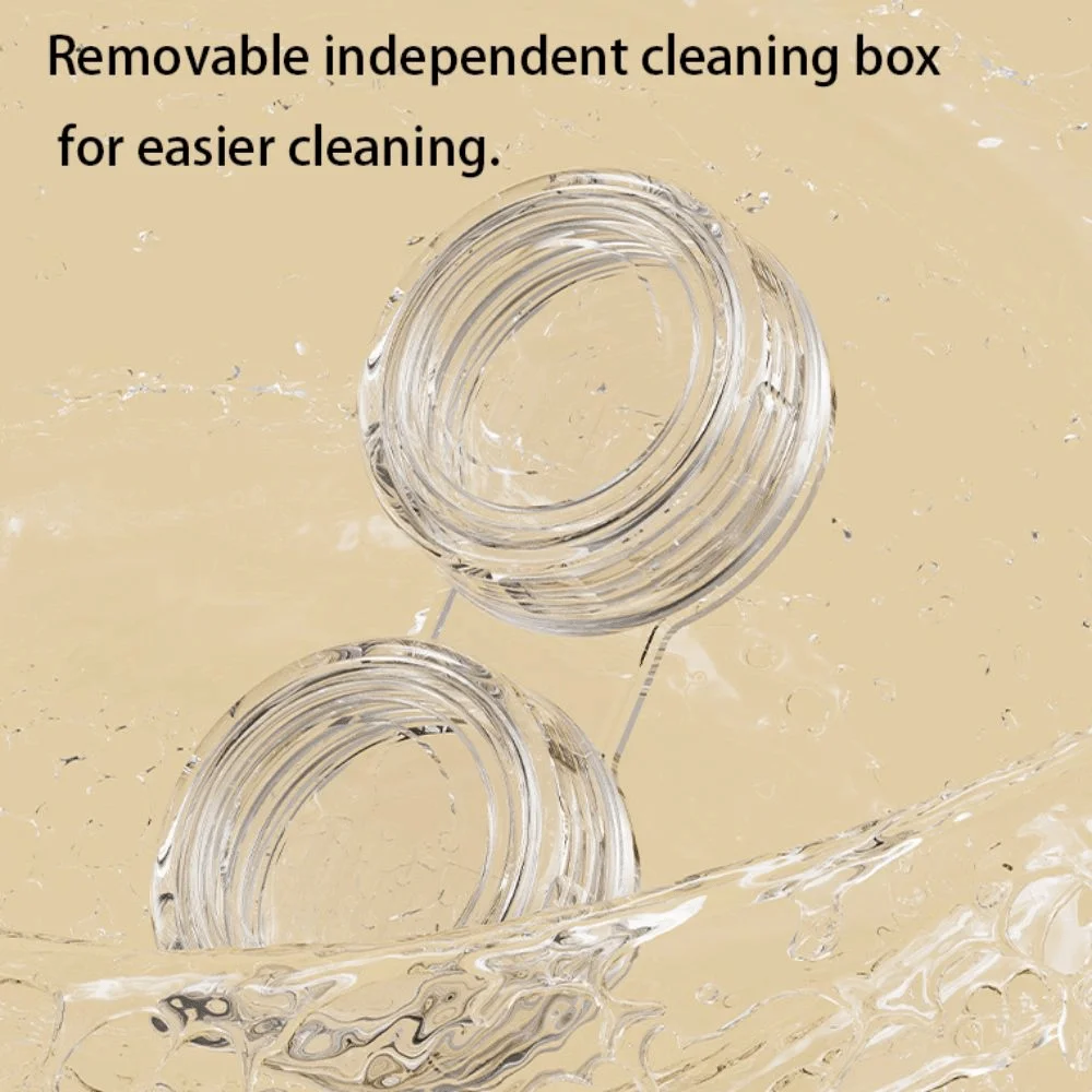 High Frequency Vibration Ultrasonic Beauty Lenses Cleaner USB Charging 3 Adjustable Levels Beauty Lenses Storage Container