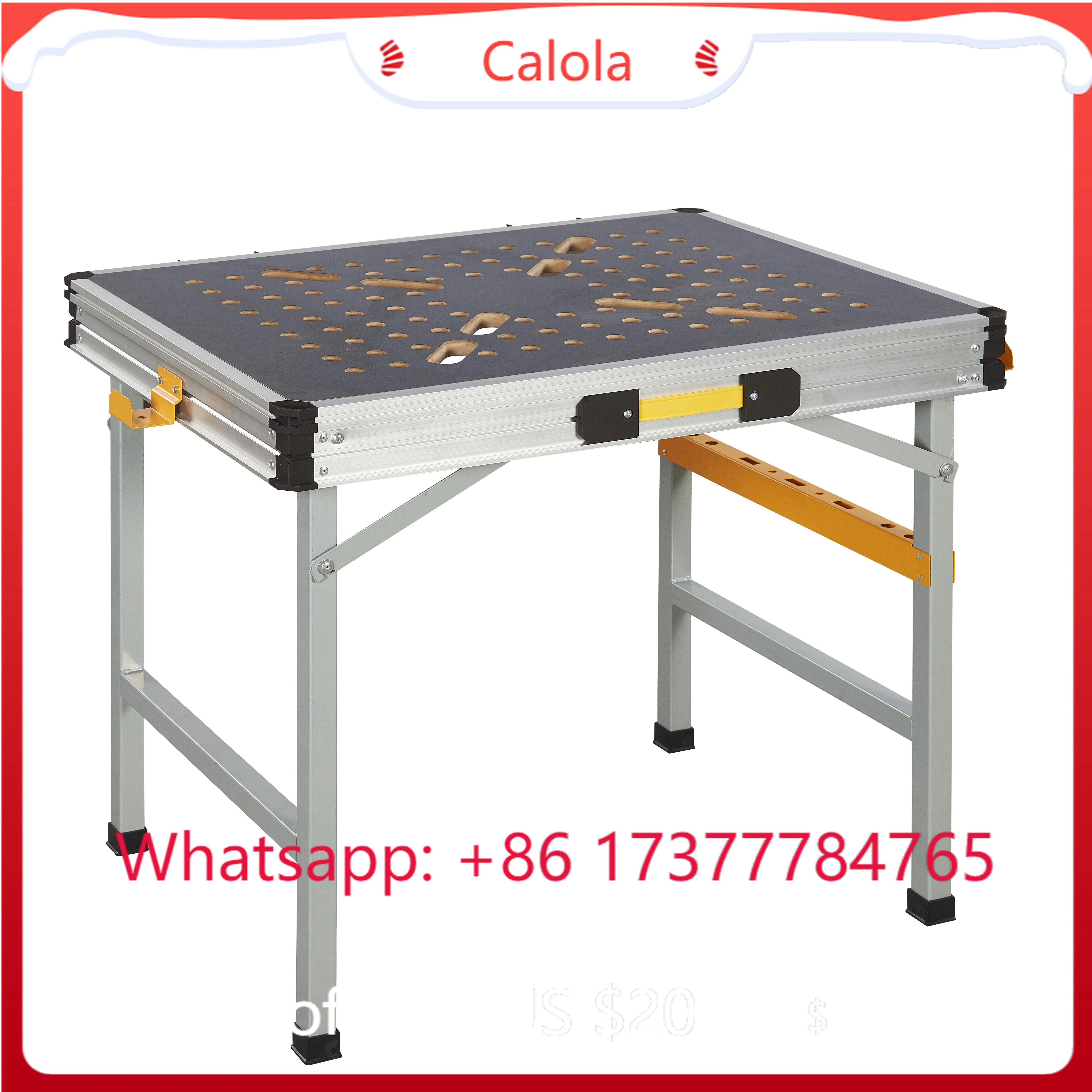 Foldable Disassemble Multi-functional Woodworking Workbench
