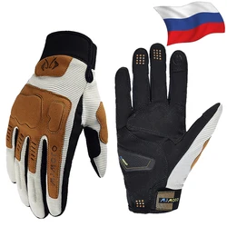 MJMOTO New Summer Windproof Motorcycle Gloves Touchscreen Motocross Gloves  Wear-resistant Non-slip Motorbike Glove Breathable