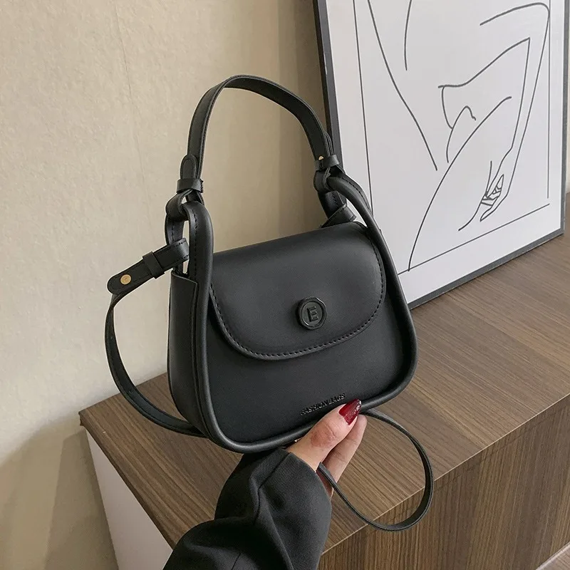 Han Fan Fashion Soft Surface Small Square Bag Popular Premium Handheld Women's Bag Temperament Versatile Shoulder Women's Bag