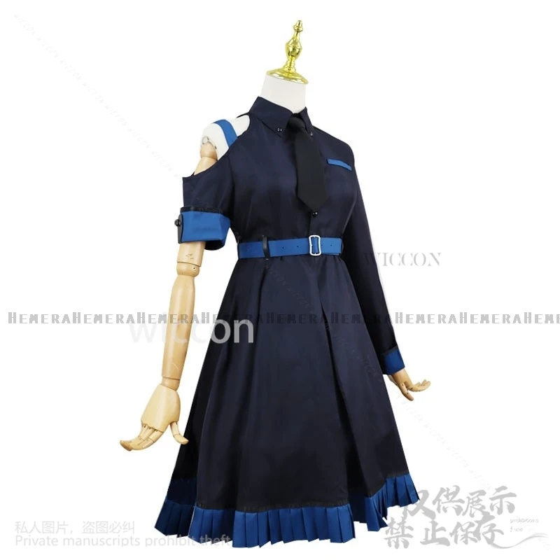 Anime Spel Gakuen Idolm @ Ster Cosplay Katsuragi Lilja Kostuum Pruiken Lolita Jurk Uniform Vrouw Sexy Halloween Verjaardagsfeestje Pak