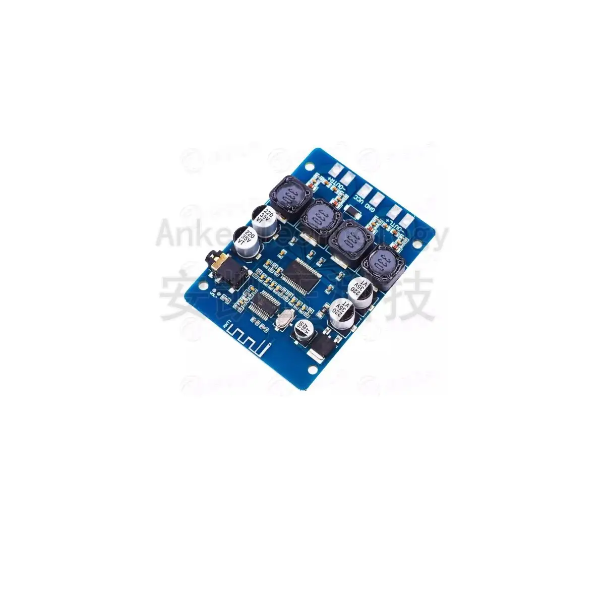 XH-M314 Ultra-clear Bluetooth Digital Power Amplifier Board TPA3118 Dual 45W Audio Amplifier Module AUX Decoding Board