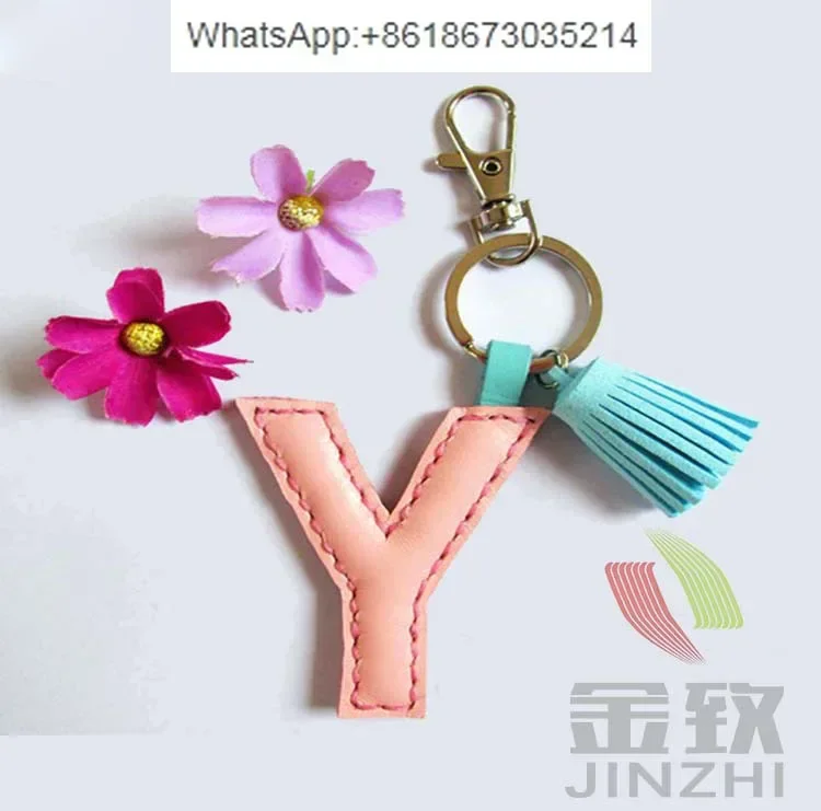 knife mold 26 letters pendant cowhide car keychain bag knife mold creative birthday gift knife mold