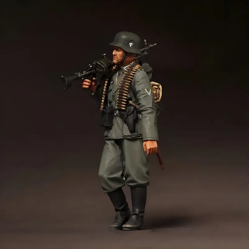 1/35 hars soldaat figuur model kit - WWII, GK, 2 actiefiguren, ongemonteerd en ongeverfd, anime model cadeau
