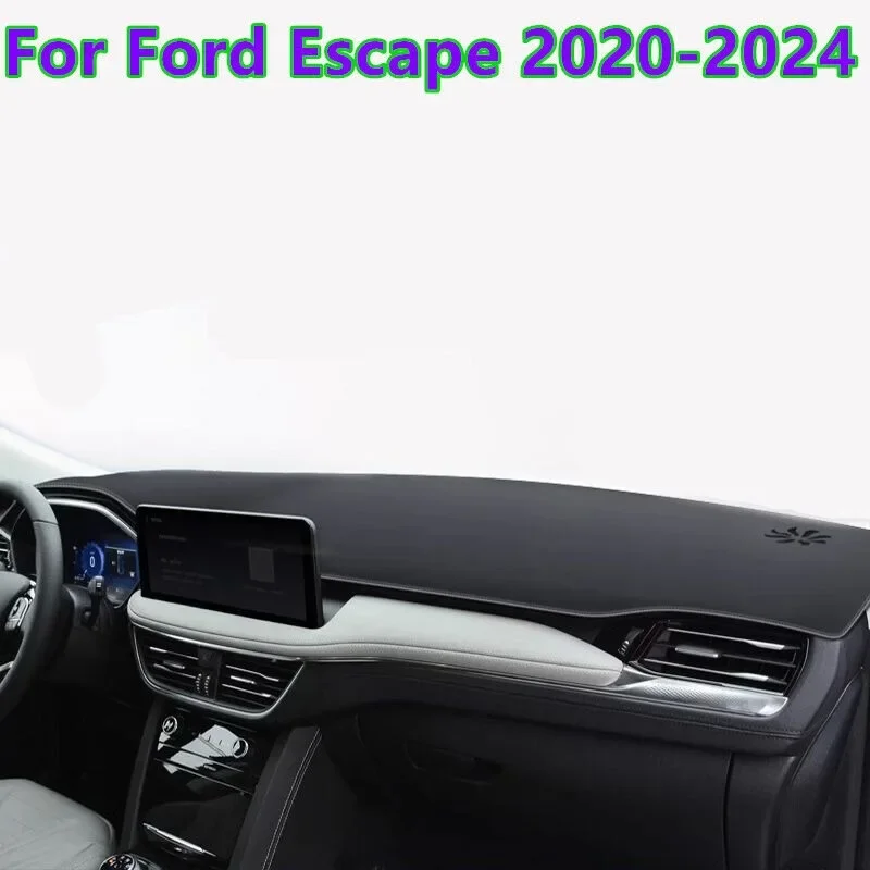 

Кожаный чехол на приборную панель автомобиля Ford Escape 2020-2024, защитная накладка на приборную панель, солнцезащитная накладка, автомобильные детали