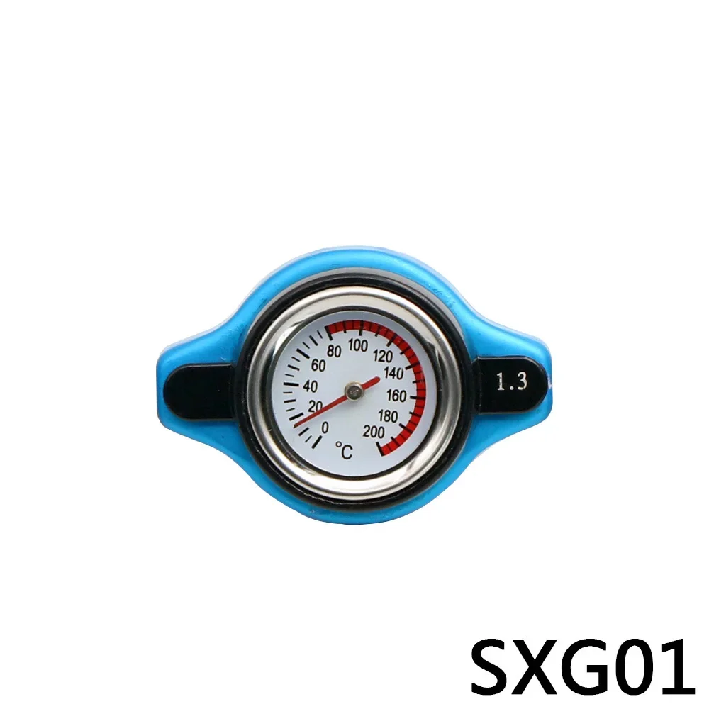 Water Tank Cap with Meter for Temperature and Pressure Measurement, Car Modification, Multiple Specifications, General Purpose