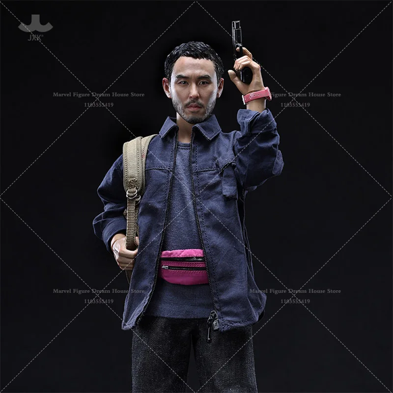 JXK TD2401 1/6 Scale Chen Guilin Fugitive Suspect Eliminate Greed Anger Ignorance 12-inch Full Set Male Action Figure Soldier