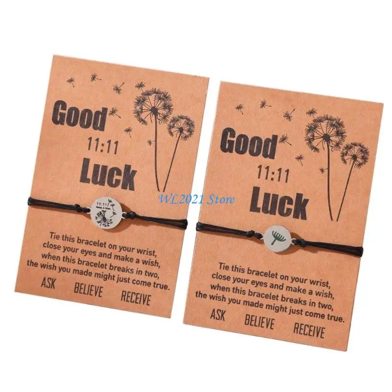 G5GC الاتجاه الشمع موضوع الحياكة سوار الفولاذ المقاوم للصدأ الهندباء الأم وابنتها