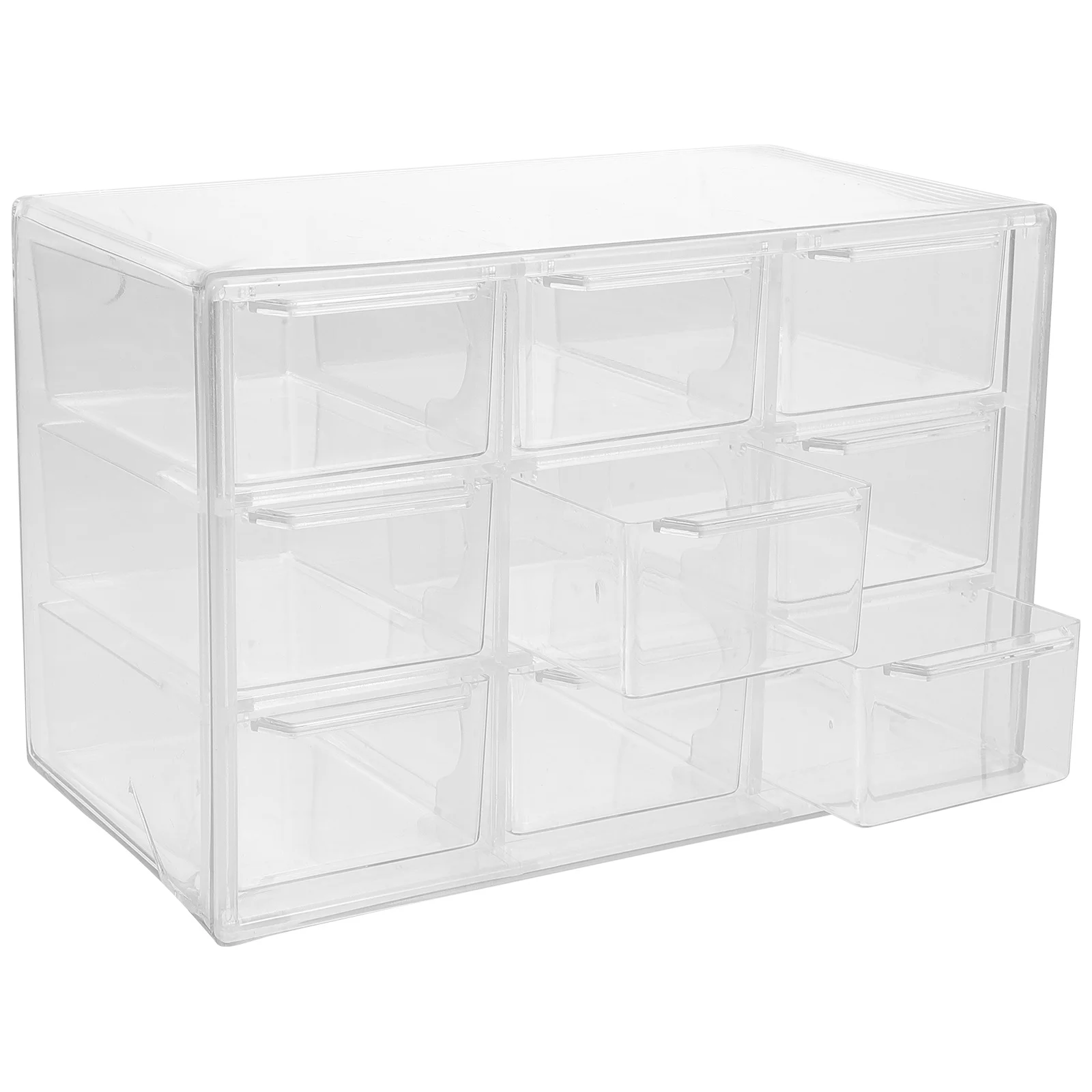 Dust-Proof Storage Box Multi-Grid Drawer Organizer For Jewelry Cosmetics Sundries Desktop Stationery Container Household