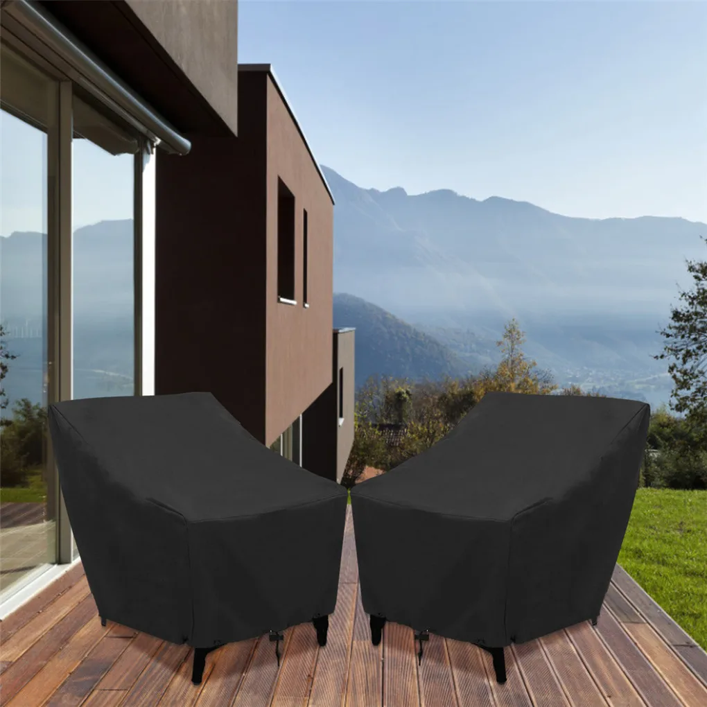 Outdoor Chair Dust Cover Anti-sunlight Chair Oxford Fabric Cover Waterproof Dustproof Windproof