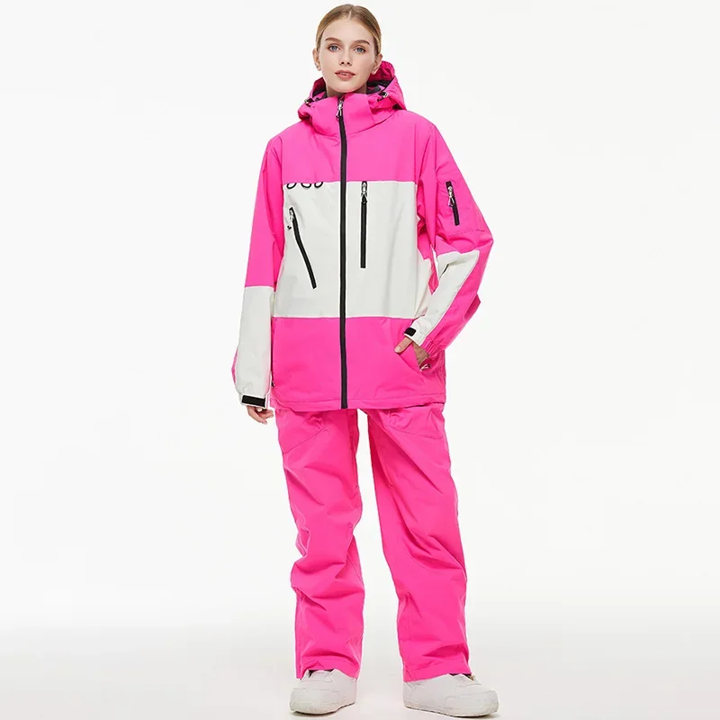 

Ski Suites Sports Winter Snowboard Wear 2025 Women Snow Sets Waterproof Warm Jumpsuits Outdoor Loose Skiing Clothes Men Overalls