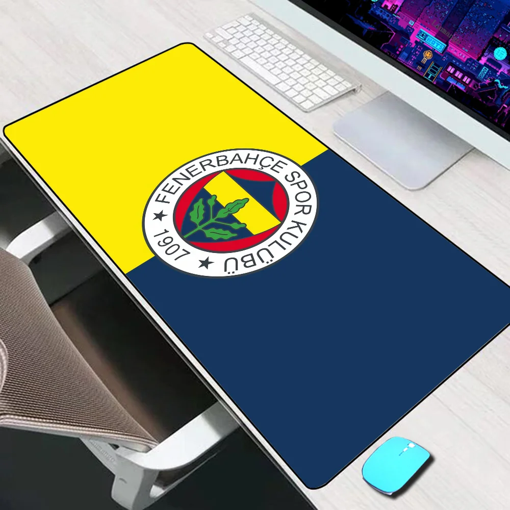 Fenerbahce SK alfombrilla de ratón grande, accesorios para juegos, alfombrilla XXL para teclado de ordenador portátil, alfombrilla de escritorio para PC