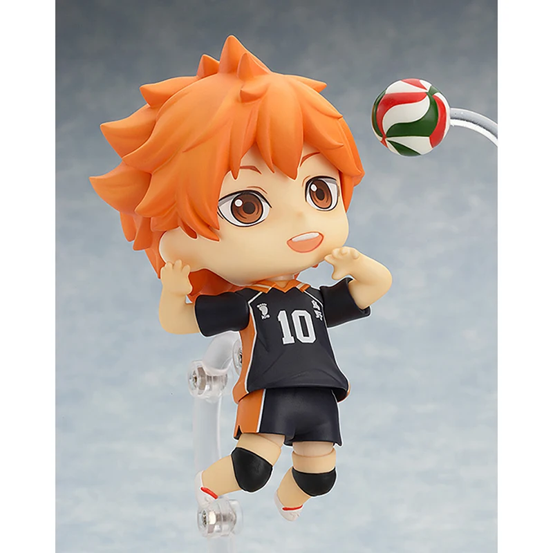 Original GSC Nendoroid 461 Shoyo Hinata & 489 Tobio Kageyama (Haikyu!!) (Reissue) 100mm Collectible Action Figure Model Toys