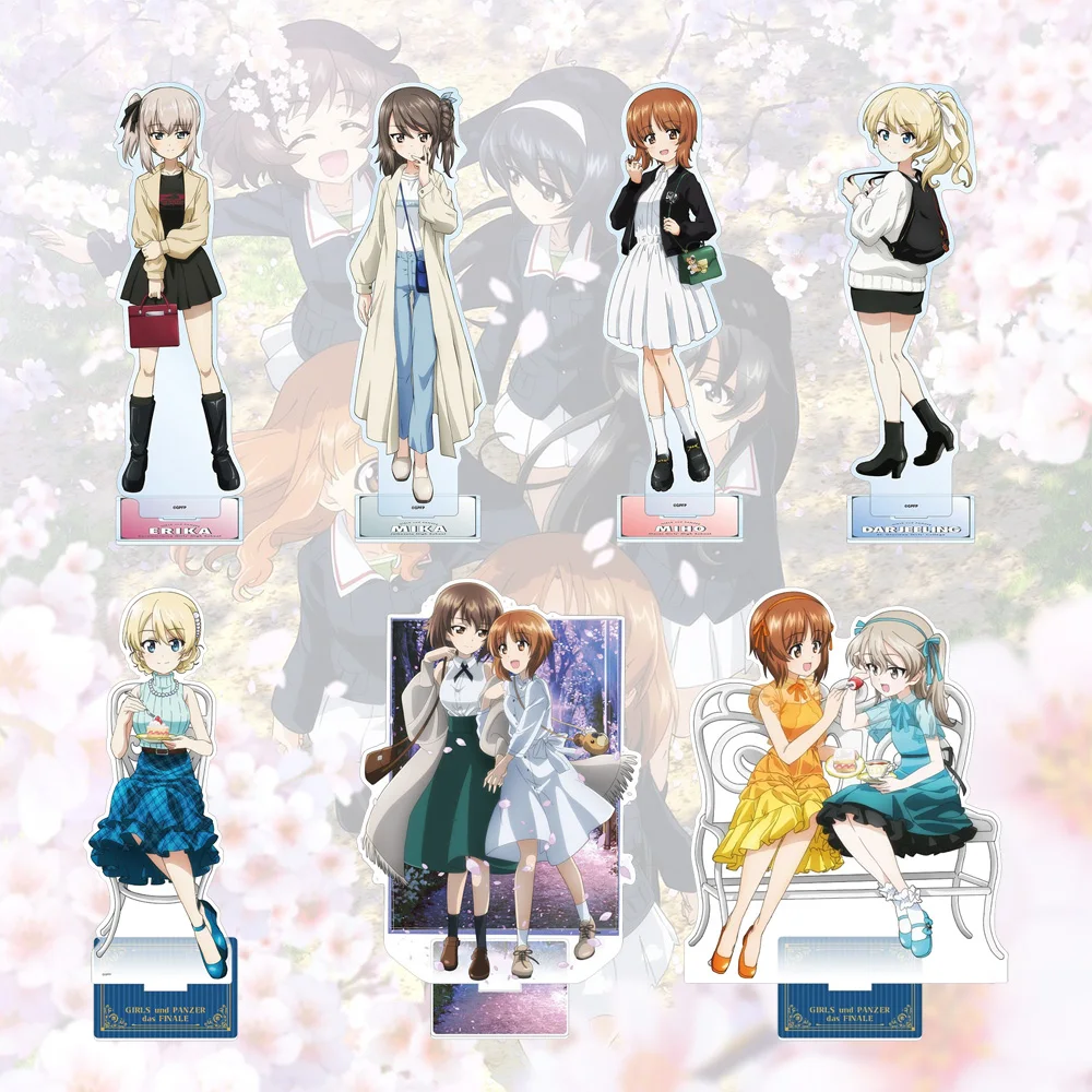 متجر أنيمي الطرفية للفتيات وبانزر داس نهائي ميهو نيشيزومي وأليس شيمادا إريكا ميكا تاريخ لباس غير رسمي Ver حامل أكريليك