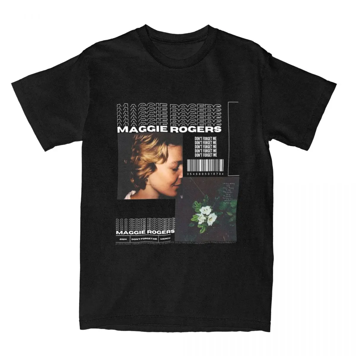 Men Women's Don't Forget Me Maggie Rogers Music Shirt Accessories tour 2024 singer 100% Cotton Tops T-shirt Funny Tee Shirt