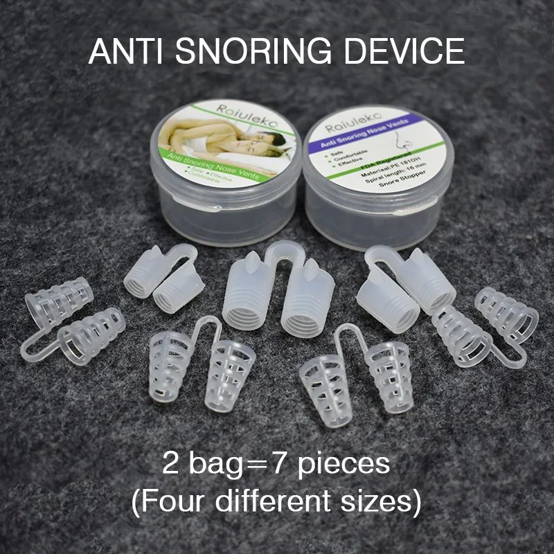 Anti Snoring Comfortable Silicone Boxed Breathable Nose Clip Sleep Aid Nasal Dilators Stop Snoring Healthy Sleep Breathe Easily