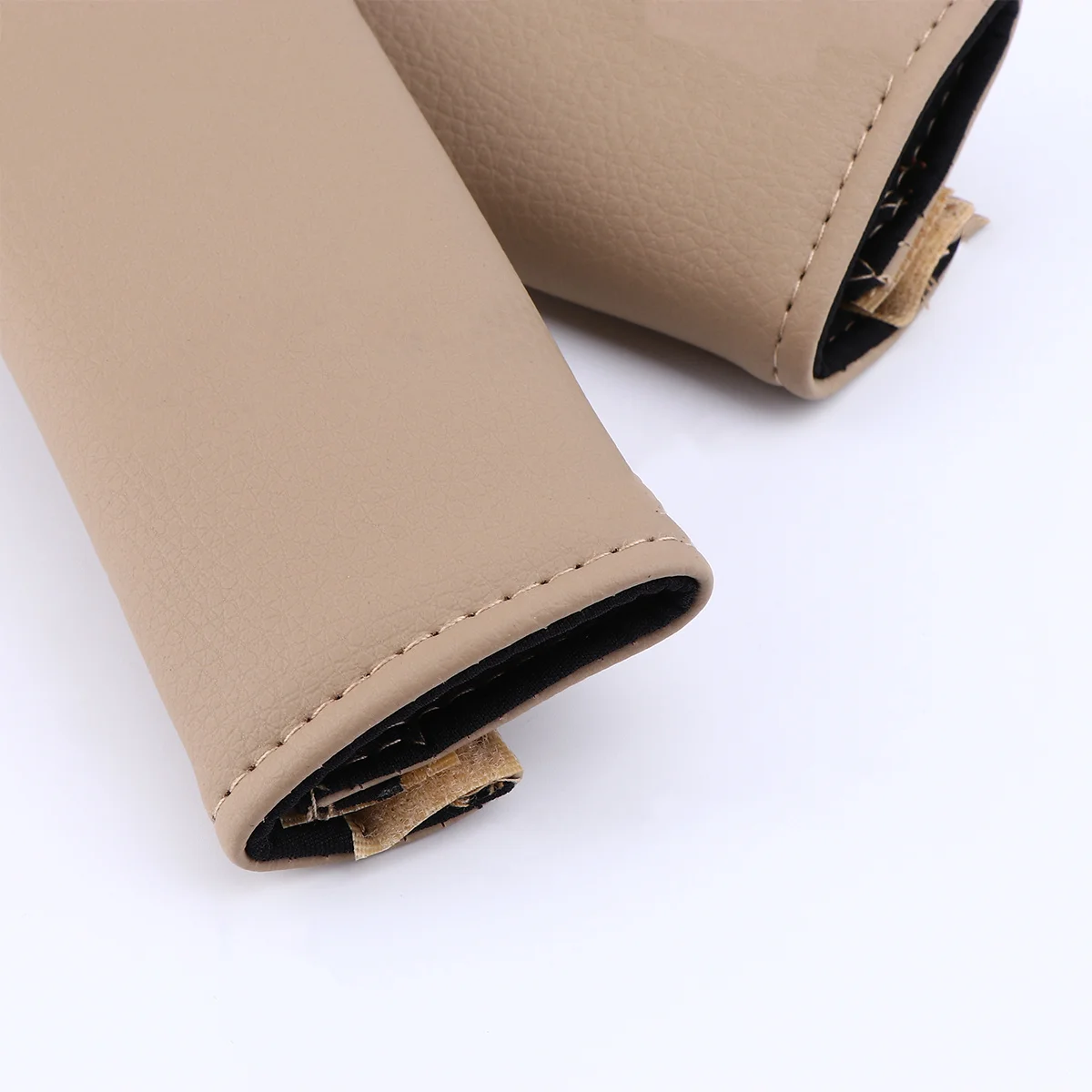 

2Pcs Safety Covers Litchi Grain Pads Shoulder Sleeve Hook Loop Strap Cushions for Backpack Laptop