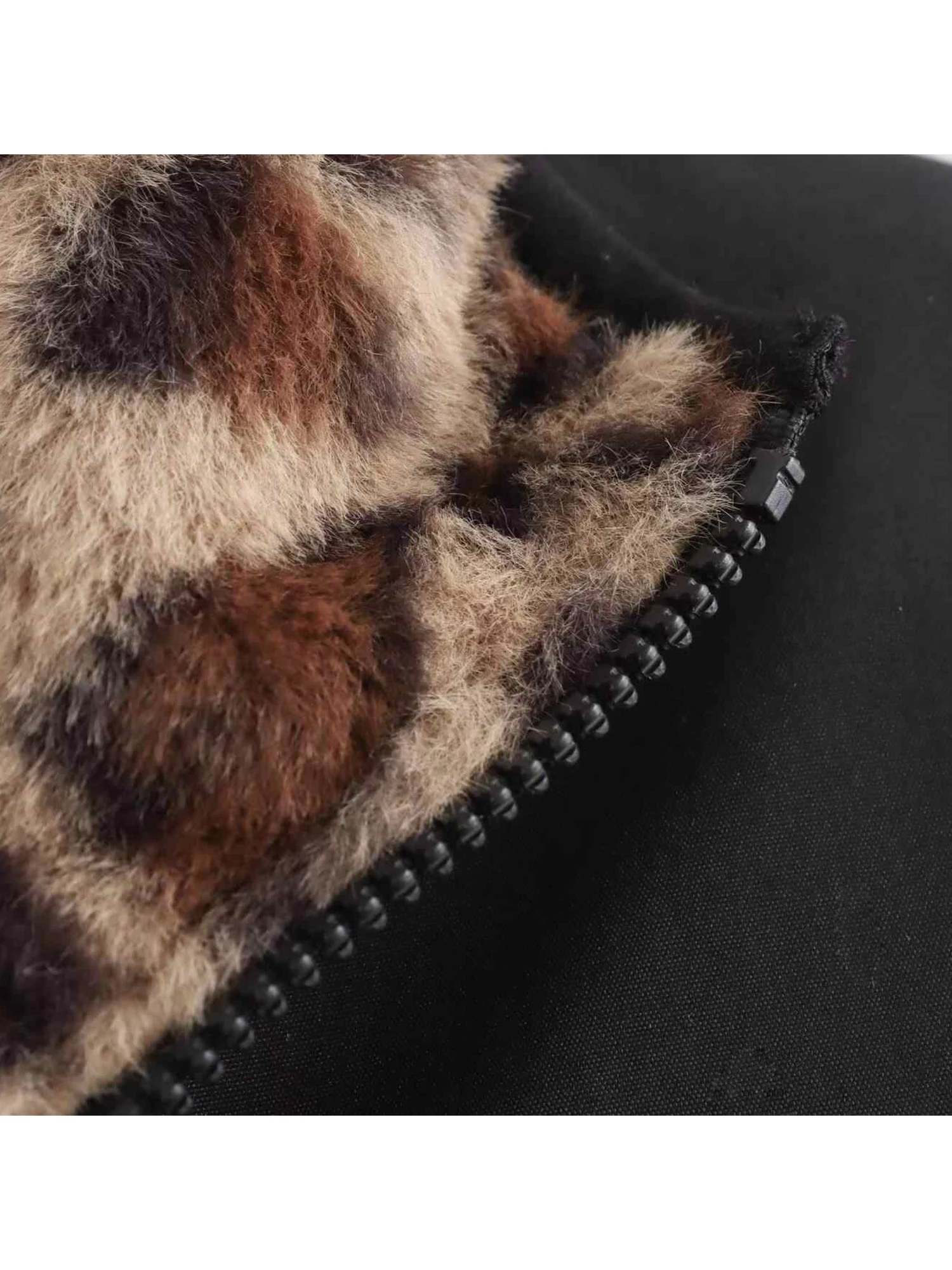 Cappotto da donna in pelliccia leopardata oversize gotico nero da donna Cappotto vintage Harajuku anni 2000 Emo estetica giacca autunnale a maniche lunghe