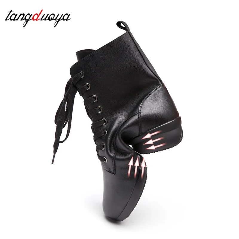 댄스 부츠 남성 재즈 댄스 신발 고품질 부드러운 남성용 볼룸 모던 댄스 신발 부츠 스니커즈 성인 교사용 신발