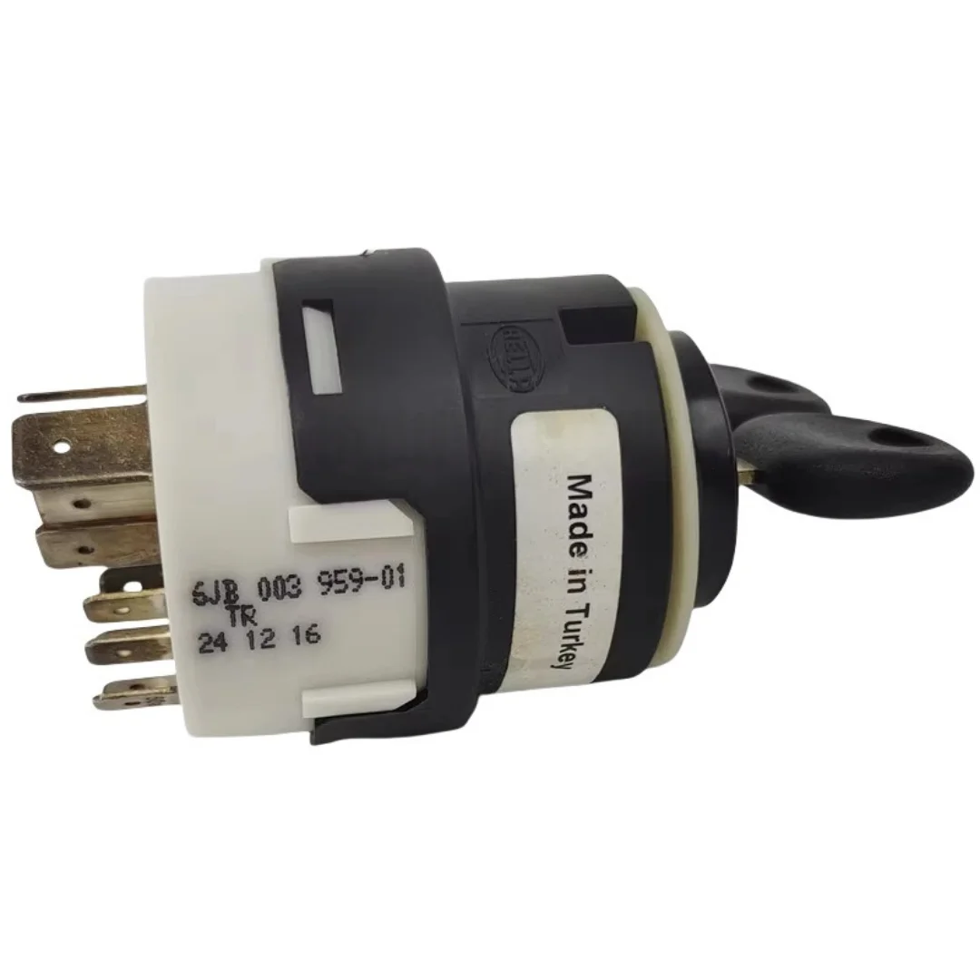 Applicable to Zoomlion crane Hella ignition switch start key switch ignition lock 6JB003959-011/6JB 003959-01