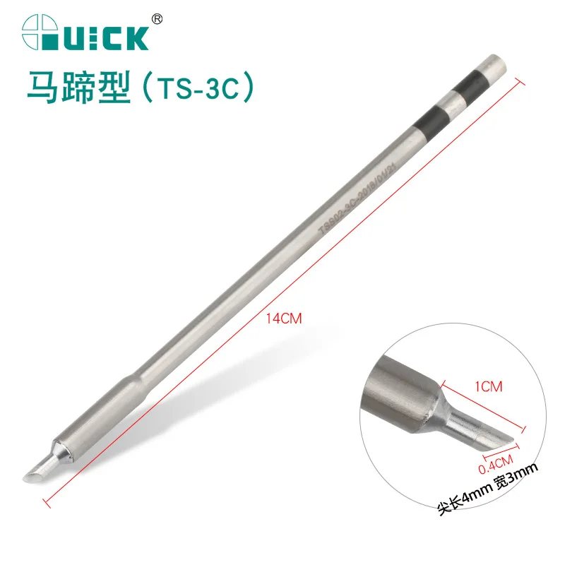 Original QUICK TS1200A Bleifreie Lötspitze Schweißstift-Werkzeug TSS02-SK TSS02-I TSS02-1C TSS02-J TSS02-KK Lötspitze – Detail 8