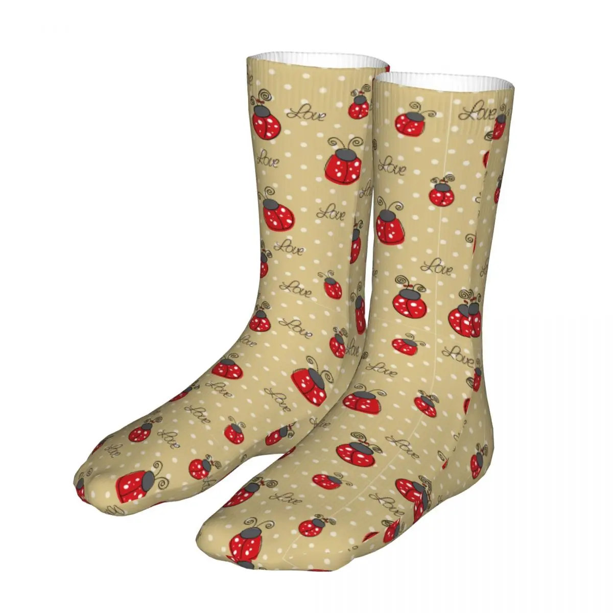 Harajuku  Ladybird Insect Lover Women Socks 2022 Men Sport Sock