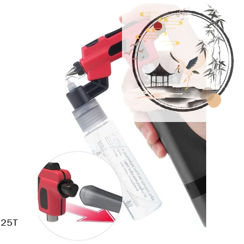 

1 Set 0.3mm/0.5mm Caliber Water-Based Paint Airbrush PT-AB No Wash Airbrush Marker Pen Airbrush Quick Paint Change For Modeling