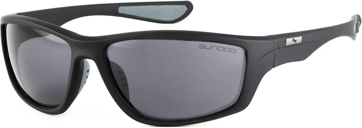 

Polarized Aviator Sunglasses for Men - UV Protection, Matte Black/Smoke, Ideal for Golf, Fishing, Driving