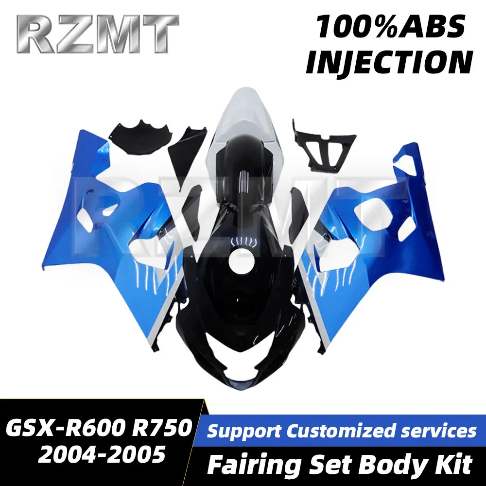 Voor Suzuki GSX-R600 R750 04-05 K4 K5 Kuip Motorfiets Set Plastic Guard Plaat Body Kit Decoratie Accessoires Injectie shell - afbeelding 1