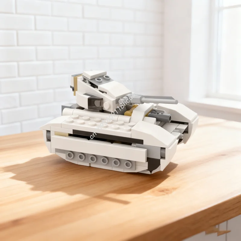 

128 шт. MOC Isbj Rn тяжелый боевой танк альтернативная модель строительные блоки строительство DIY креативный кирпич рождественские подарки игрушка для детей