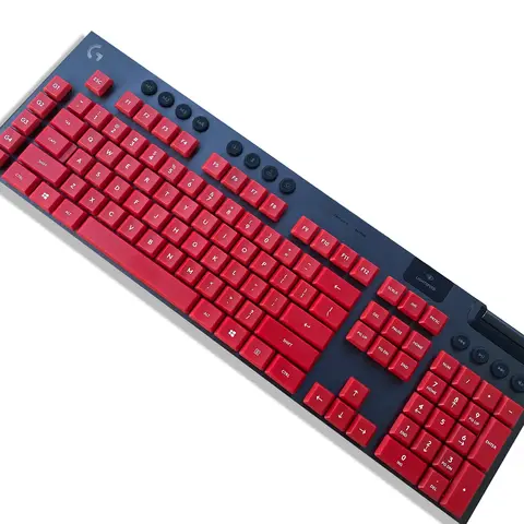 Multicolor Custom PBT Keycaps Replacement for Logitech G813/G815/G913/G915 TKL RGB Mechanical Keyboard US Layout Full Keycap Set
