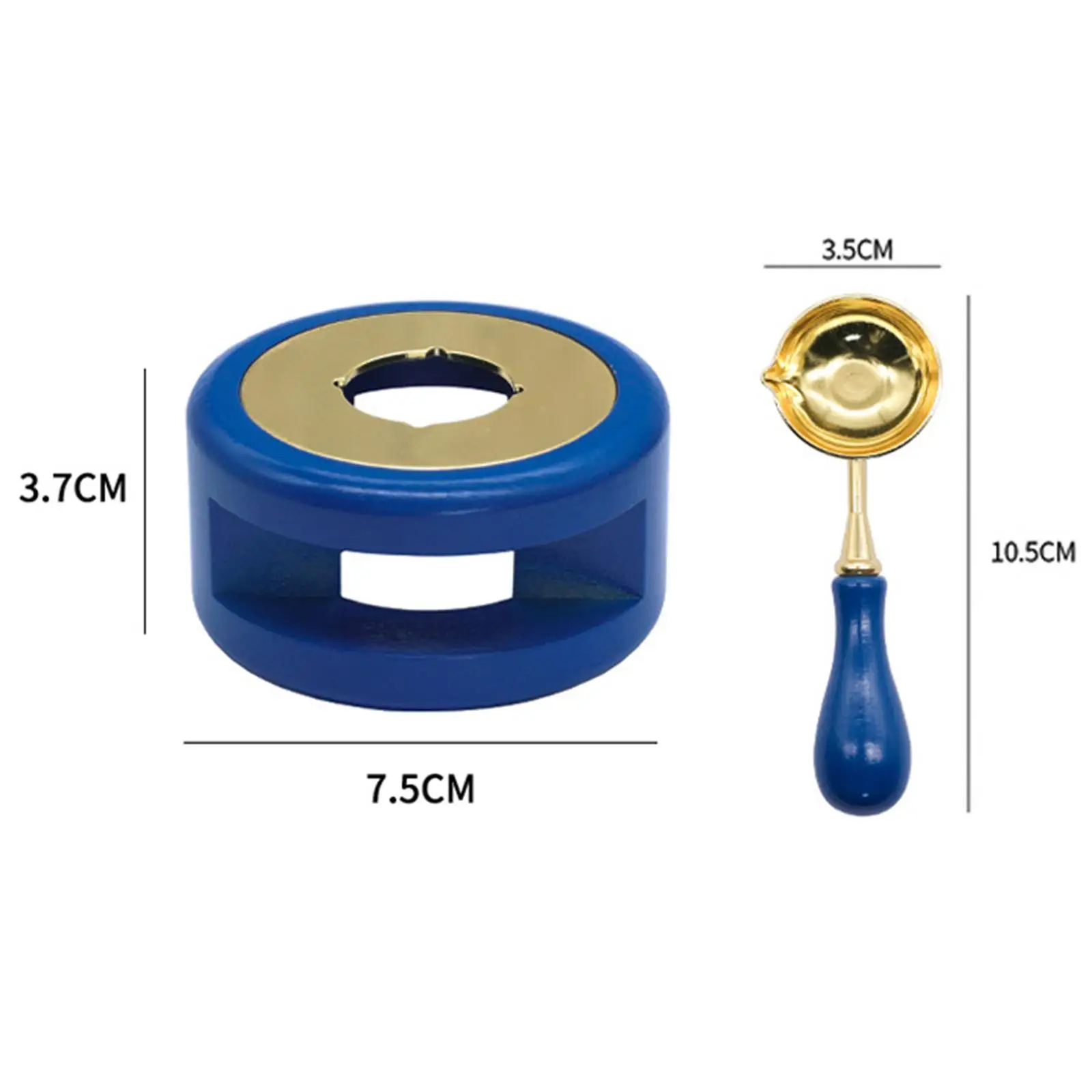 Wax Seal Warmer Wax Melting Pot Copper Wood Safe Heat Resistant Kit for Daily Necessities and Gifts