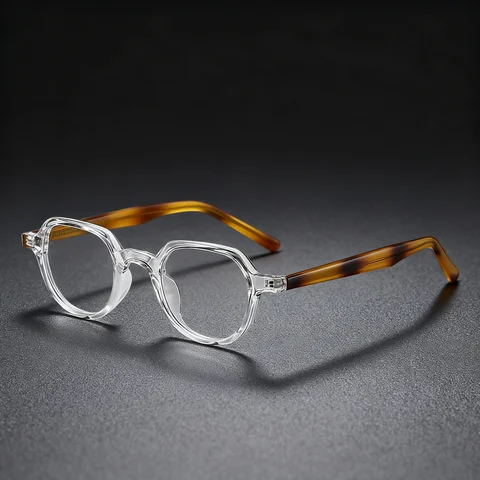 TR90 Frames Comfort Anti Blue Light Reading Glasses Women Vintage Round Lightweight Cmputer Myopia Len Prescription Eyeglassees