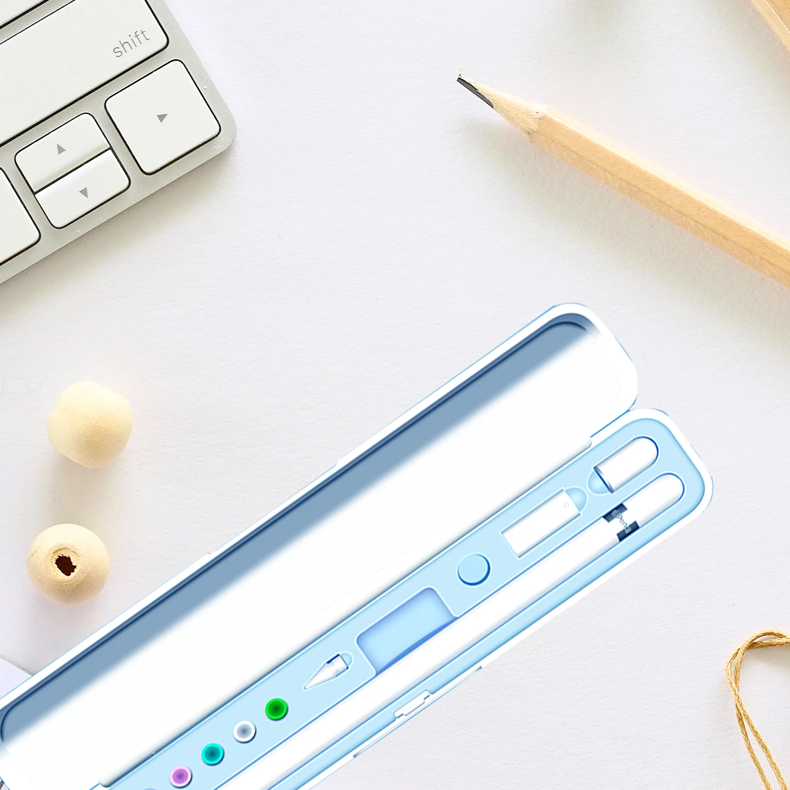 

Storage Container for Capacitive Pencil Silicone Case Holder Touch Screen Stylus 2