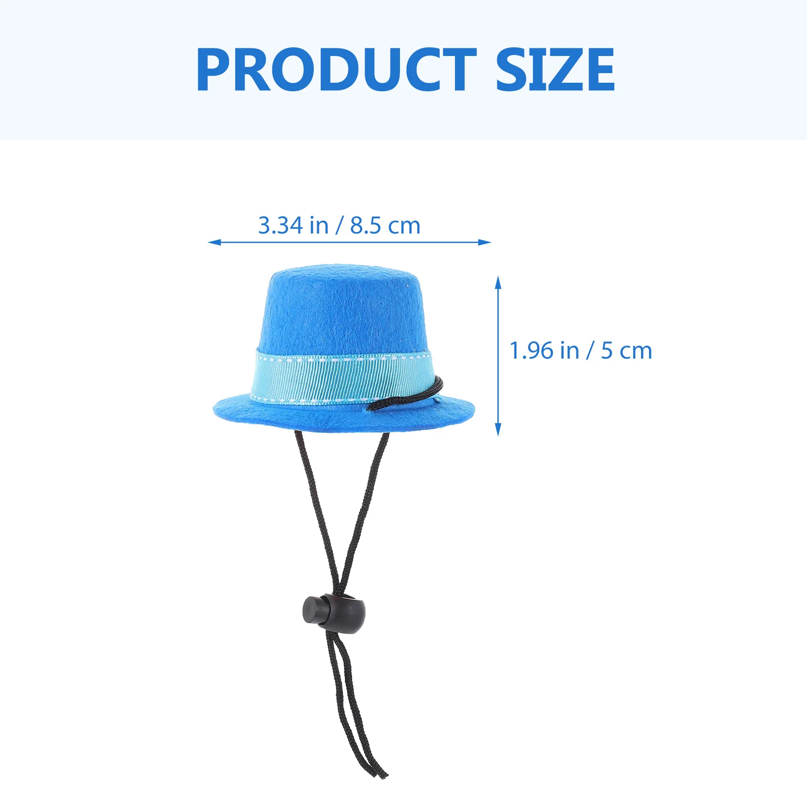 

1Set Pet Outfit Accessories Premium Polyester Material Comfortable Adjustable Bow Tie Small Pets Hats and Bow Ties Kits Lovely