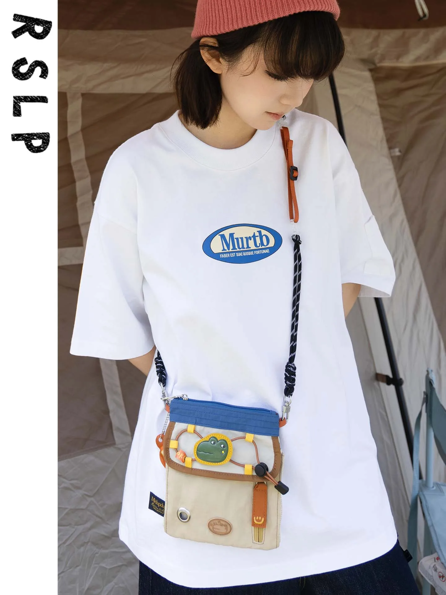 アウトドアキャンプスタイルクロスボディ小物入れバッグ多機能携帯電話犬散歩ペットバッグレジャーファッションショルダーバッグ