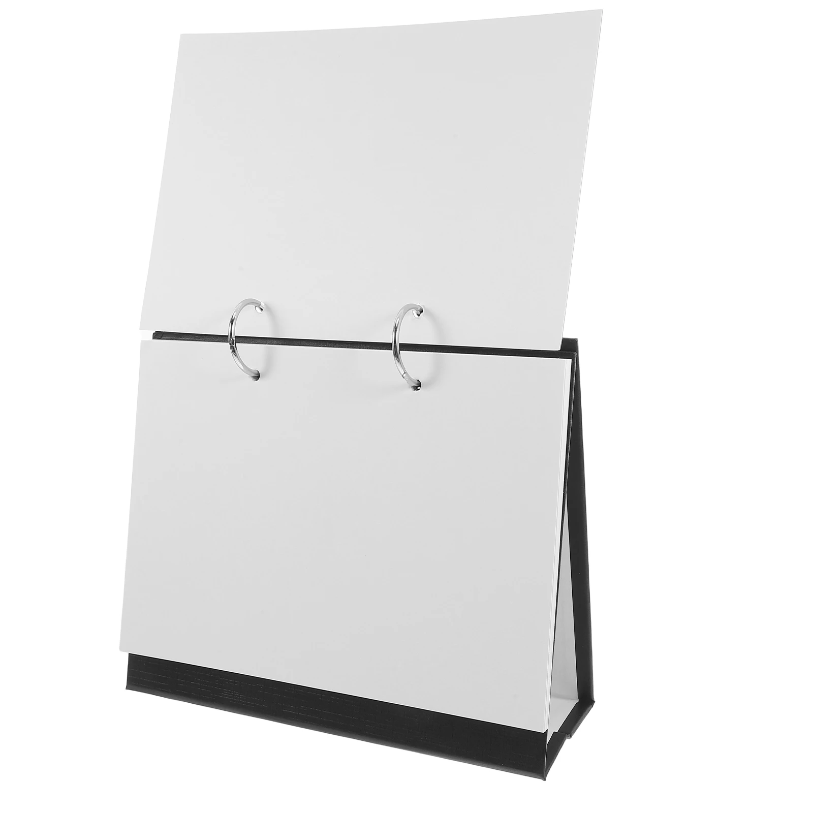 

2024 Blank Desk Calendar Diy Removable Thick Paper Planner Scrapbook Flip Block Spiral Agenda Memo Pad Multifunctional Office