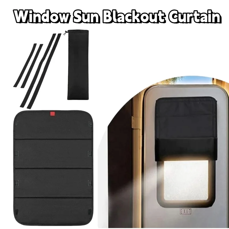 ستائر تعتيم للشمس مقاس 16 × 25 بوصة للمنزل المتنقل قافلة التخييم ستارة درع الخصوصية #1