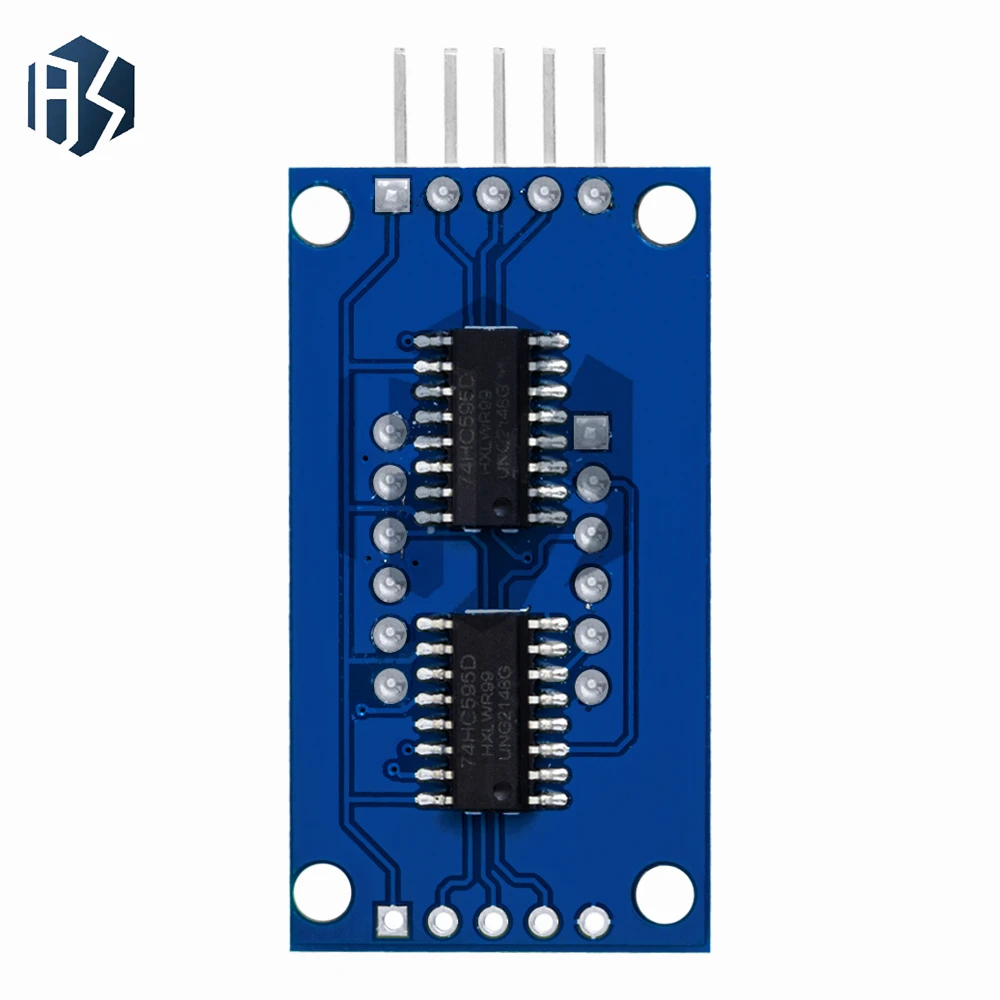 Módulo de pantalla LED de 4 dígitos - Interfaz serie con controlador 74HC595 para proyectos Arduino