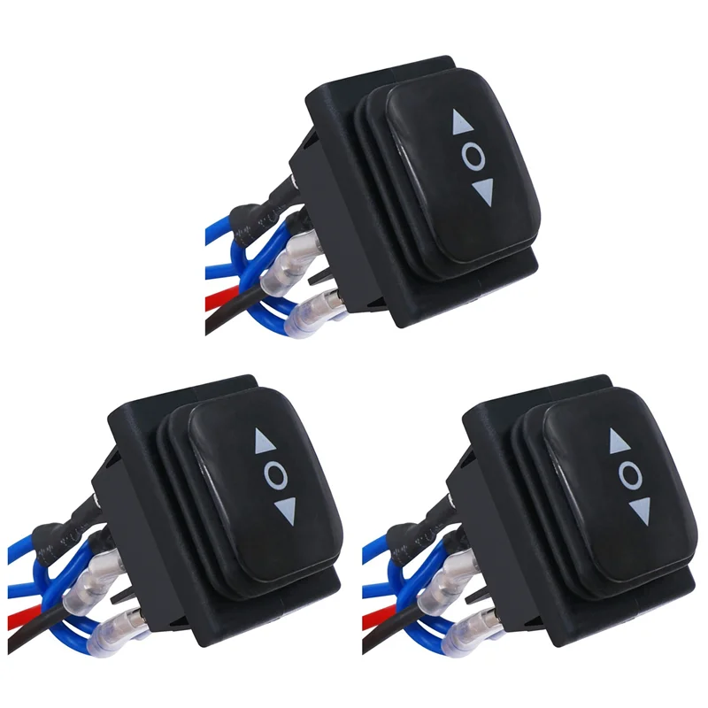 A68Z 3X Momentary Polarity Reverse Switch Waterproof Control Motor Actuator 6 Pin 3 Position Rocker Toggle Switch