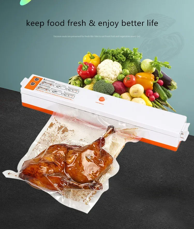 เครื่องซีลสูญญากาศขนาดเล็กแบบพกพา เครื่องซีลถุงพลาสติก